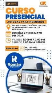 CURSO AUTOCAD 2-3 MAYO 2025